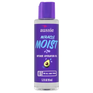 Aussie Miracle Moist Intense Hydration Hair Oil with Jojoba Oil