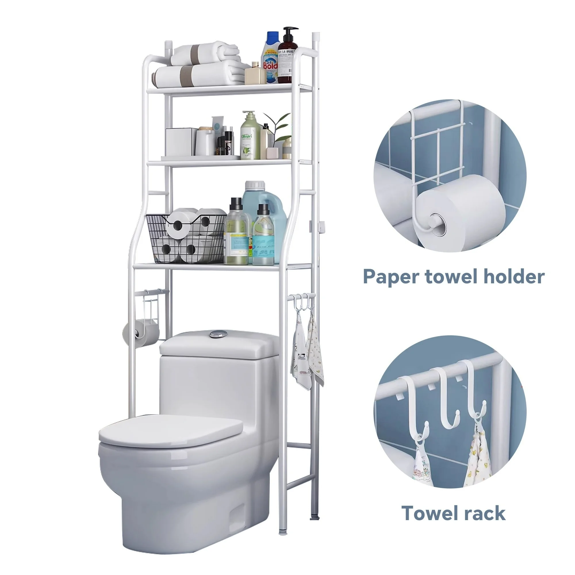 HioHa over the Toilet Storage Rack